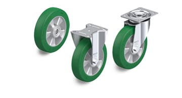 配 Blickle Softhane 聚氨酯胎面的 ALST 单轮和脚轮