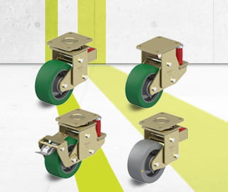 GST 弹簧减震单轮和脚轮系列