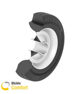 双层物料实心轮胎“Blickle Comfort”